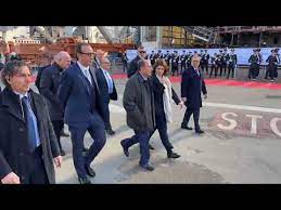 Deputy PM attends launch of vessel in Italy's Palermo